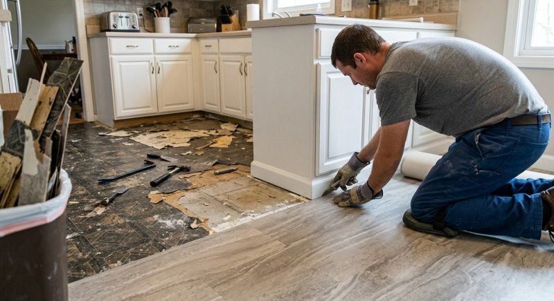 Linoleum Floor Installation in Jacksonville Beach, FL